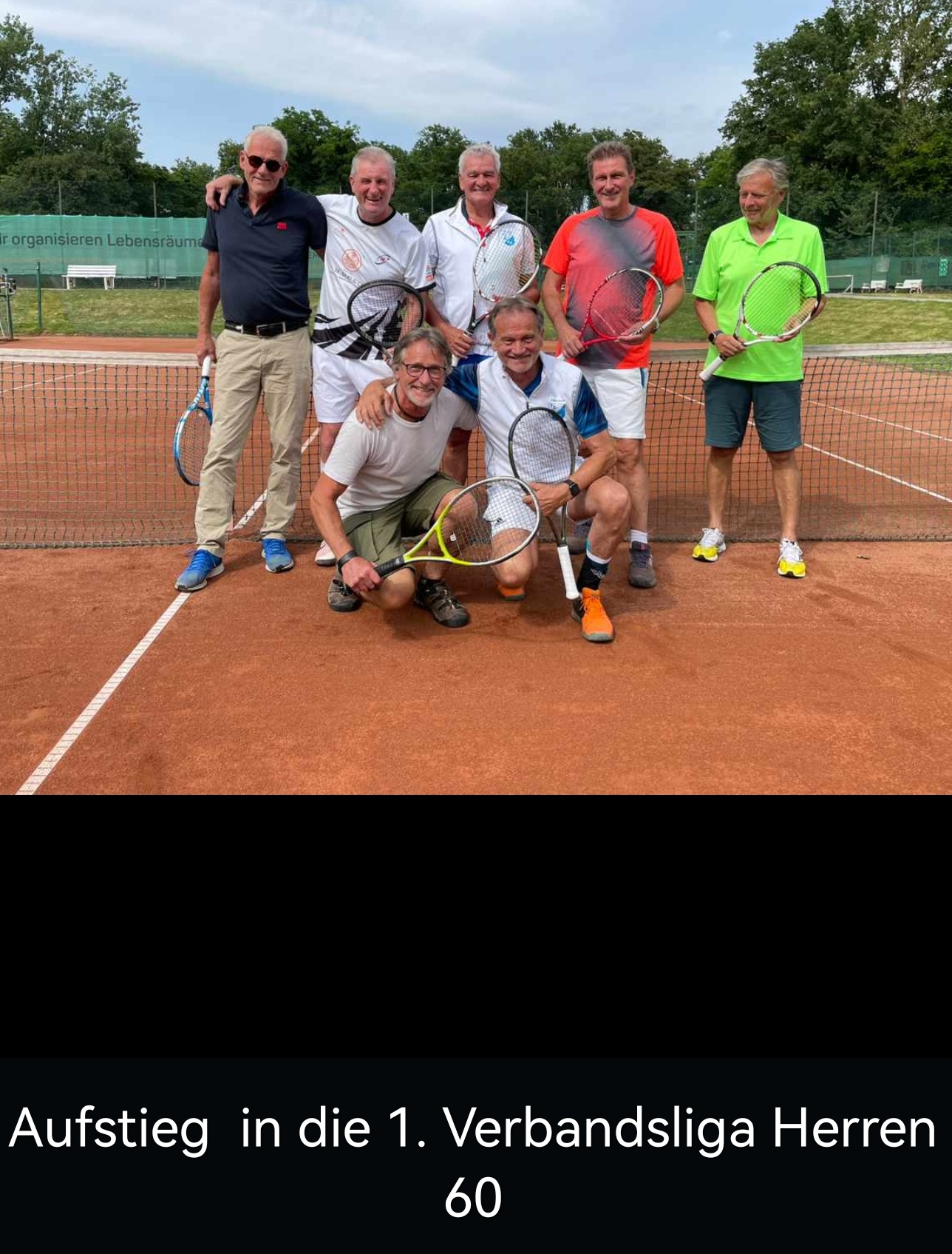 Bild zu: Aufstieg der Herren 60 in die 1. Verbandsliga!